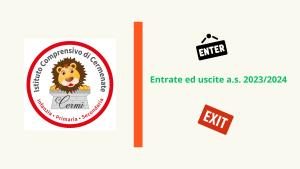 Entrate ed uscite a.s. 2023/2024
